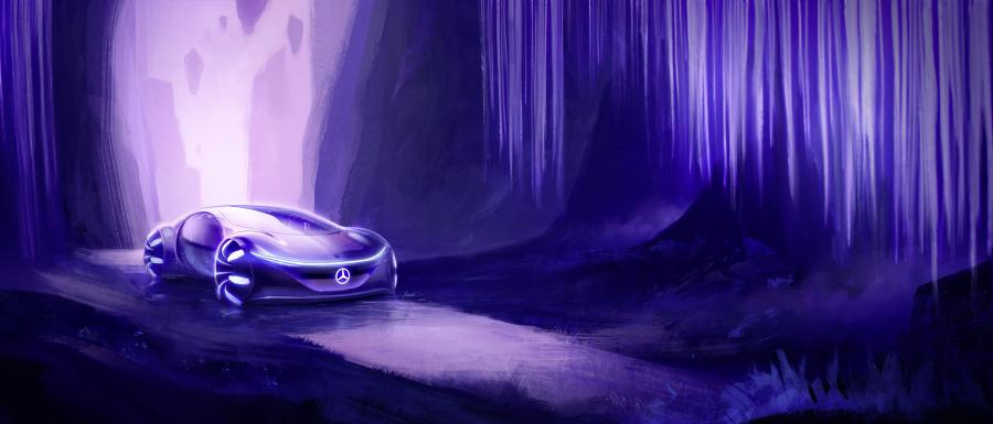 Эскиз Mercedes-Benz VISION AVTR 2020 года  (фото 39 из 64)